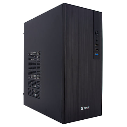 CASE TEROS TE-1034S MINI TOWER ATX CON FUENTE 250W
