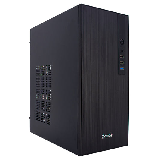 CASE TEROS TE-1034S MINI TOWER ATX CON FUENTE 250W