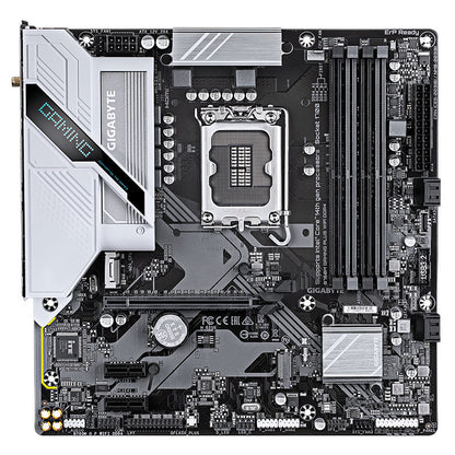 Placa Madre Gigabyte B760M Gaming Plus WIFI DDR4 LGA1700 Micro ATX Intel B760