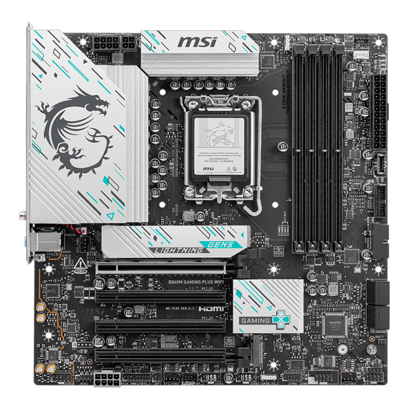 MOTHERBOARD MSI B860M GAMING PLUS WIFI LGA1851 MATX