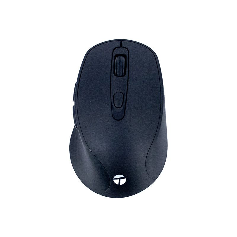 MOUSE INALÁMBRICO TEROS TE-1228S 6 BOTONES USB COLOR NEGRO