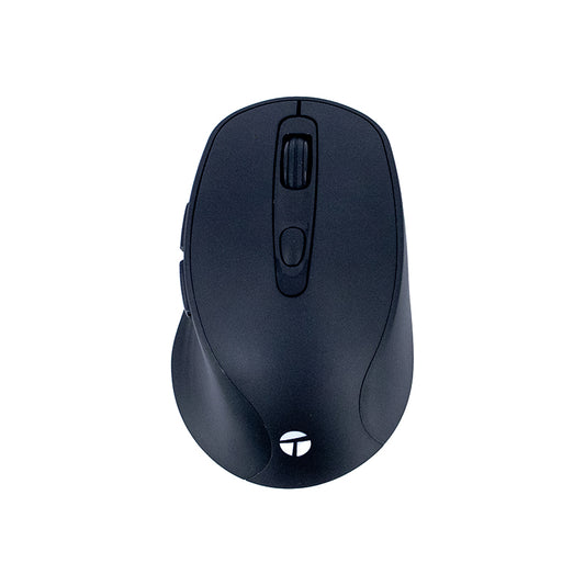 MOUSE INALÁMBRICO TEROS TE-1228S 6 BOTONES USB COLOR NEGRO