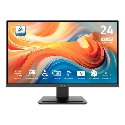 MONITOR MSI PRO MP243L E14 24" 144HZ FLAT HDMI DP