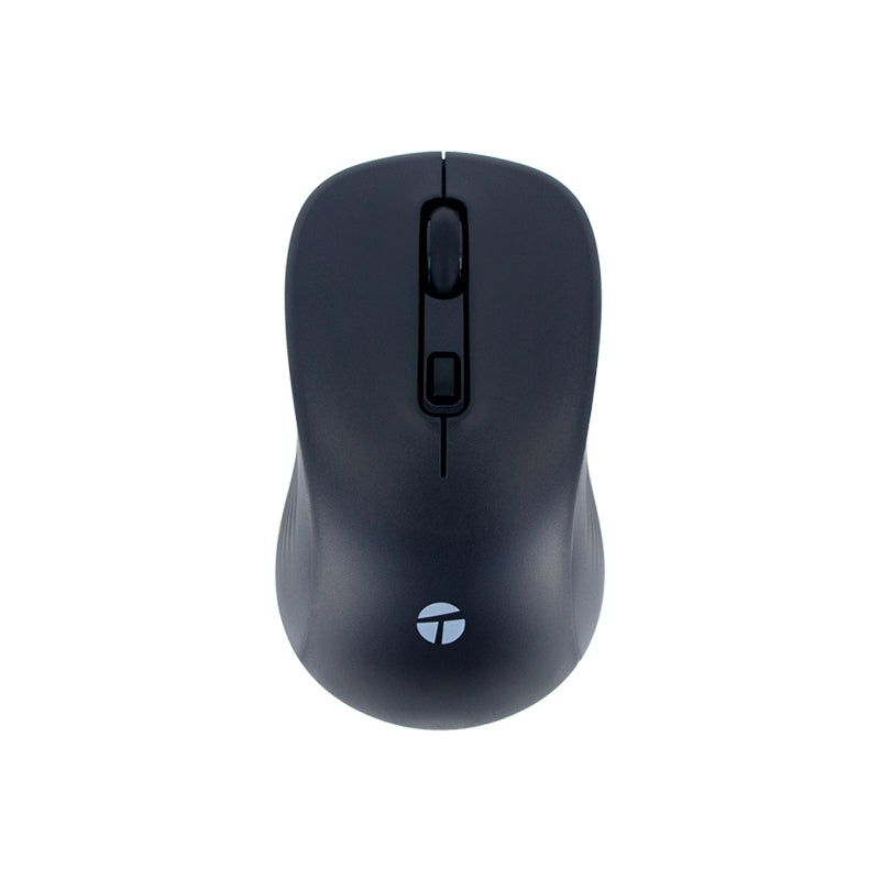 MOUSE INALÁMBRICO TEROS TE-1231S, 2.4GHZ, BT 5.0, 4 BOTONES, USB, NEGRO