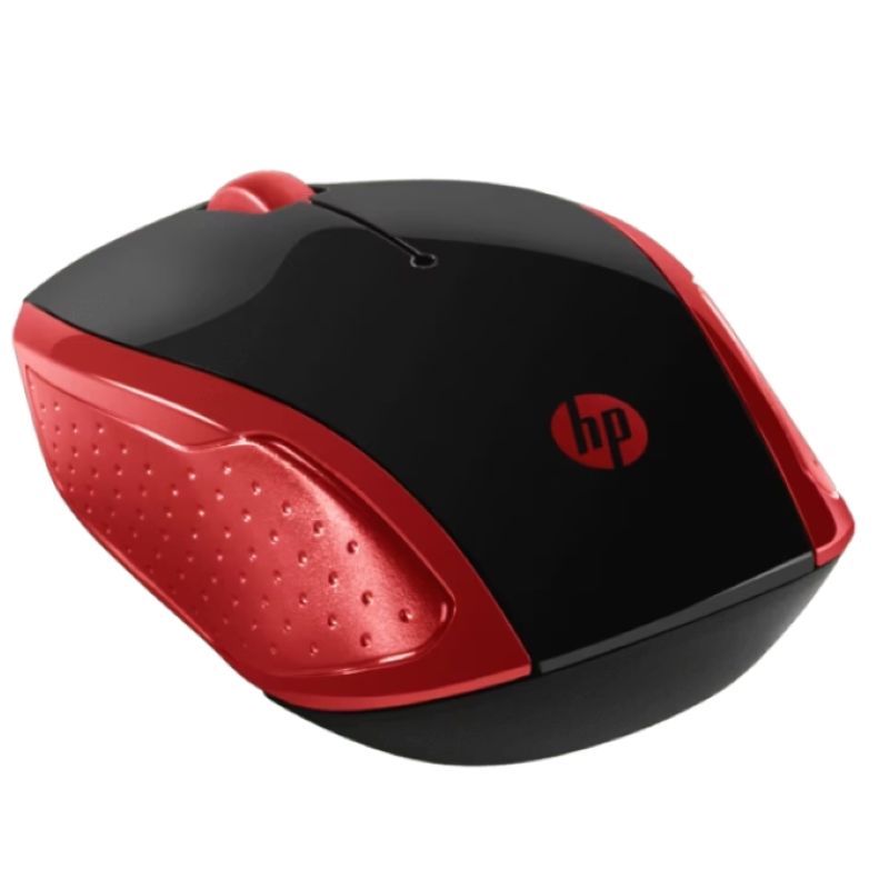 MOUSE HP 200 RED WIRELESS 2HU82AA