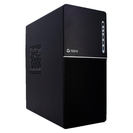 CASE TEROS TE-1037S ATX CON FUENTE 250W USB 3.0 NEGRO