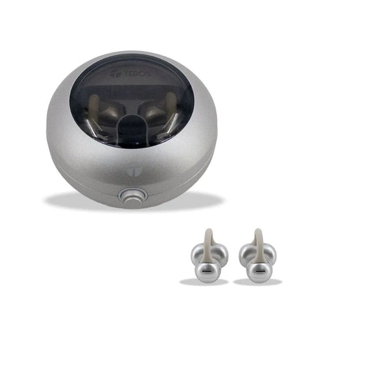 Audífonos Teros TE-80712NE Bluetooth TWS Inalámbricos Natural Titanium | USB-C