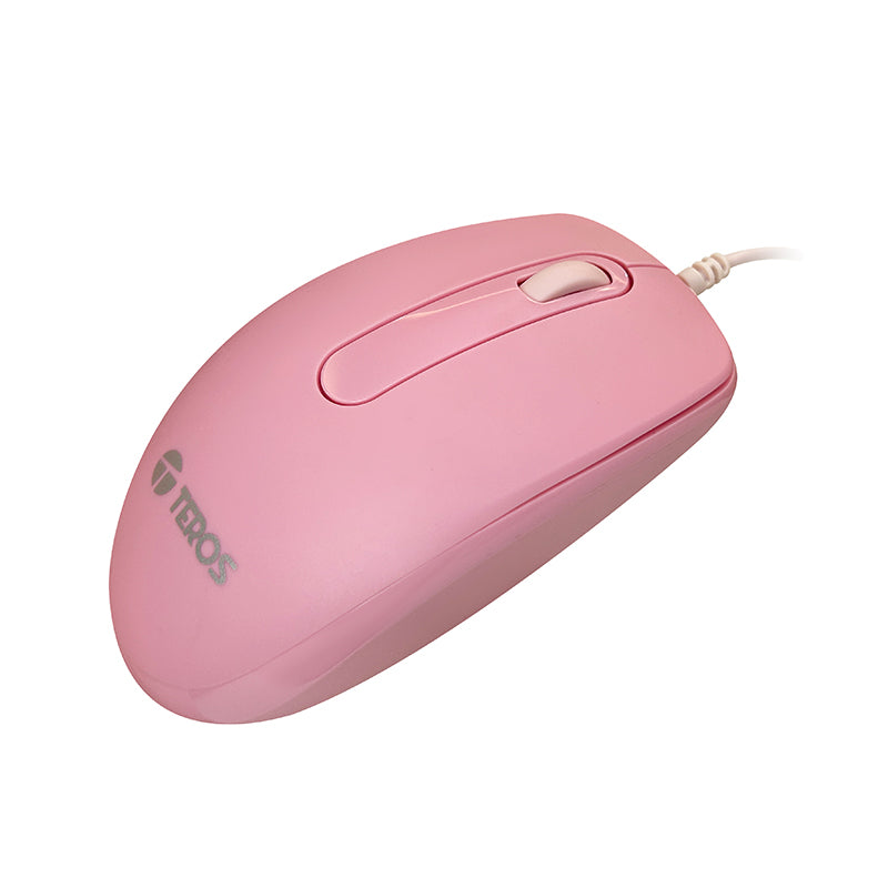 MOUSE ÓPTICO TEROS TE-1221S 1000DPI USB COMPACTO