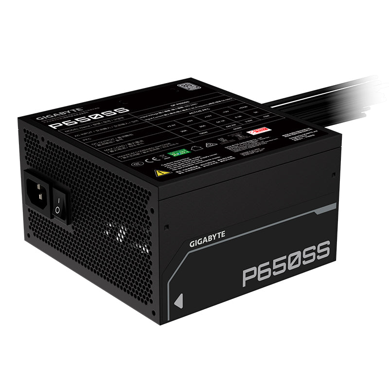 Fuente de Poder Gigabyte 650W GP-P650SS 80+ Silver ATX Ventilador 120mm