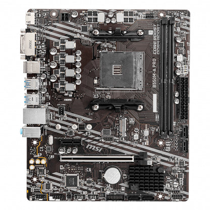 MOTHERBOARD MSI-AMD B550M-A PRO DDR4 3200 PCIE HDMI DVI M.2