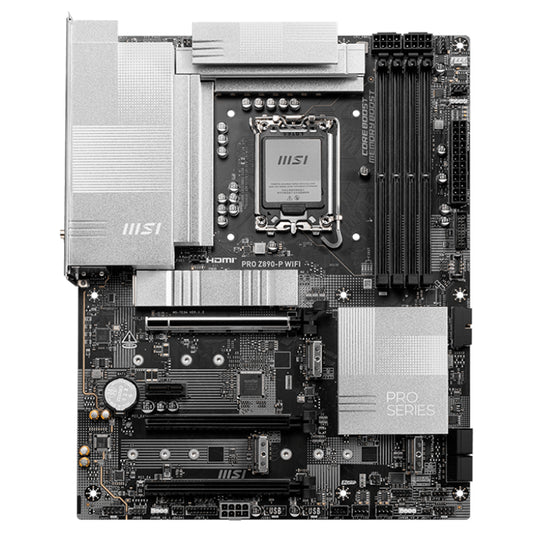 Motherboard MSI PRO Z890-P WIFI LGA1851 ATX DDR5 Intel Z890 4x M.2 2.5GbE