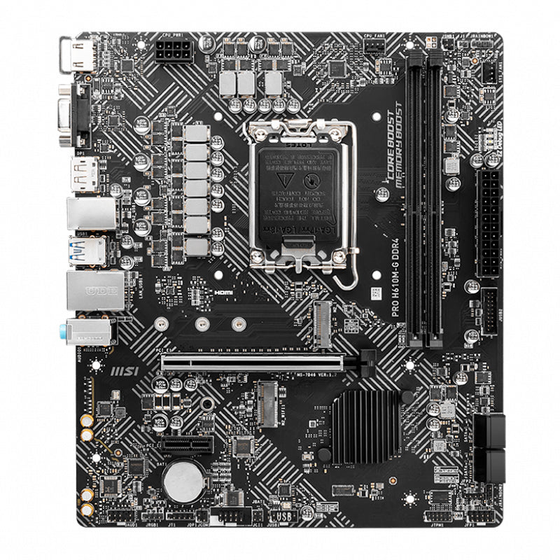 Motherboard MSI PRO H610M-A DDR4 LGA1700 mATX Intel H610 HDMI VGA 2x DIMM
