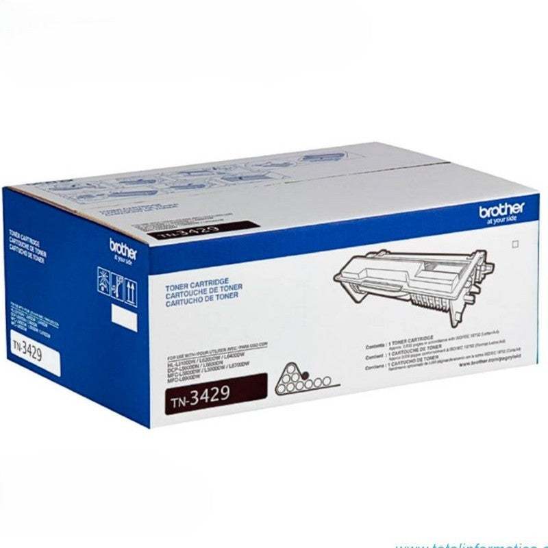 TONER BROTHER TN 3429 PARA HL L5100DN DCP L5650DN MFC L5900DW MFC L6700DW 3K PÁGINAS