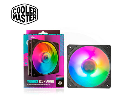 VENTILADOR COOLER MASTER MOBIUS 120P ARGB