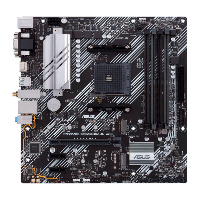 MOTHERBOARD ASUS PRIME B550M-A AC, CHIPSET AMD B550, SOCKET AMD AM4, MATX