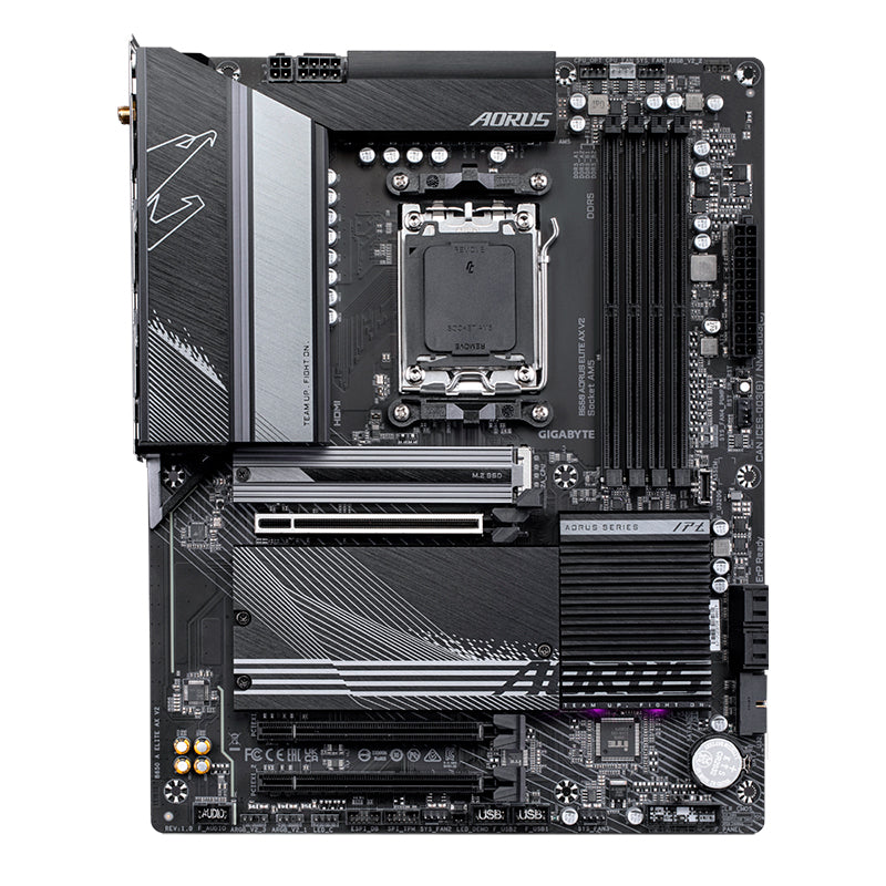 MOTHERBOARD GIGABYTE B650 AORUS ELITE AX V2 DDR5 WIFI7 PCI EX HDMI ATX