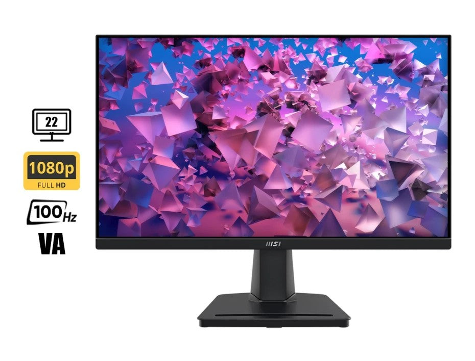 MONITOR MSI PRO MP225V 22" 100HZ VA HDMI VGA