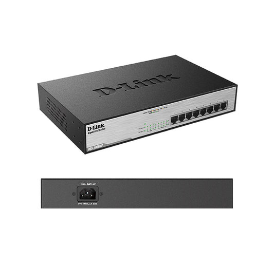 SWITCH D LINK DGS 1008MP 8 PUERTOS GIGABIT POE