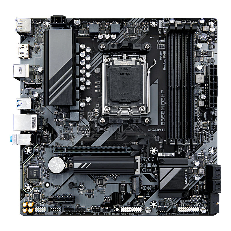 MOTHERBOARD AM5 GIGABYTE B650M-D3HP-AX DDR5 7600 MHZ 192GB