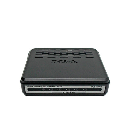 Switch D-Link DGS-1005A 5 Puertos Gigabit 10/100/1000 Mbps Plug and Play