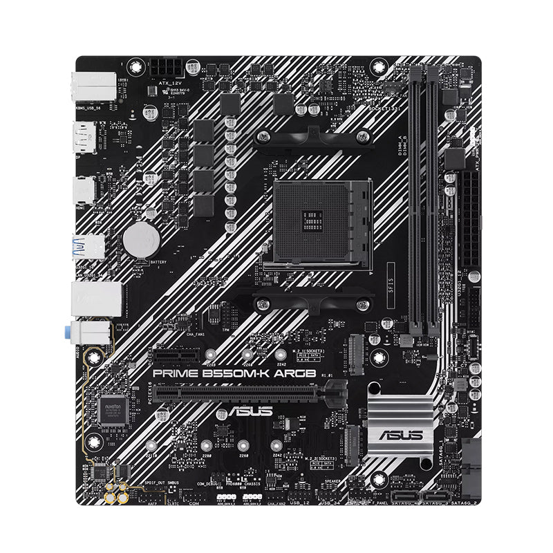 MOTHERBOARD ASUS - AMD PRIME B550M-K ARGB 2 DDR4 HDMI USB DP