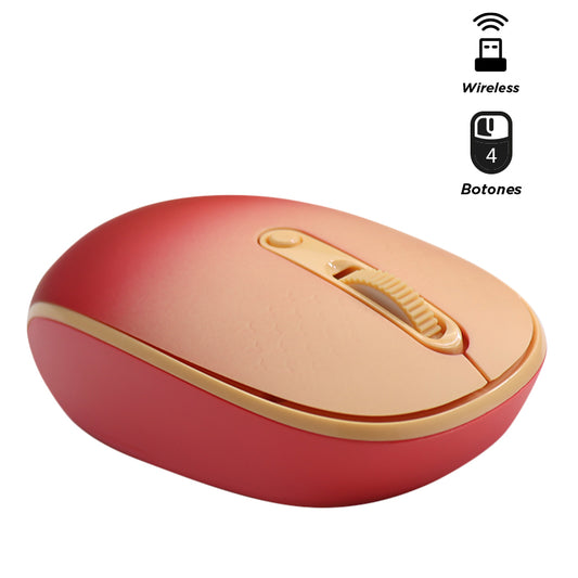MOUSE INALÁMBRICO TEROS TE-1223S DPI AJUSTABLE 4 BOTONES