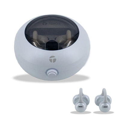 Audífonos Teros TE-80712W Bluetooth TWS Inalámbricos Blanco Titanium | USB-C