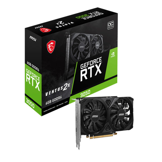 GEFORCE® MSI RTX™ 3050 6G VENTUS 2X 6G OC