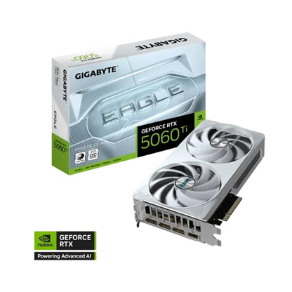 Tarjeta de Video Gigabyte RTX 5060 Ti EAGLE OC ICE 16GB GDDR7 PCIe 5.0