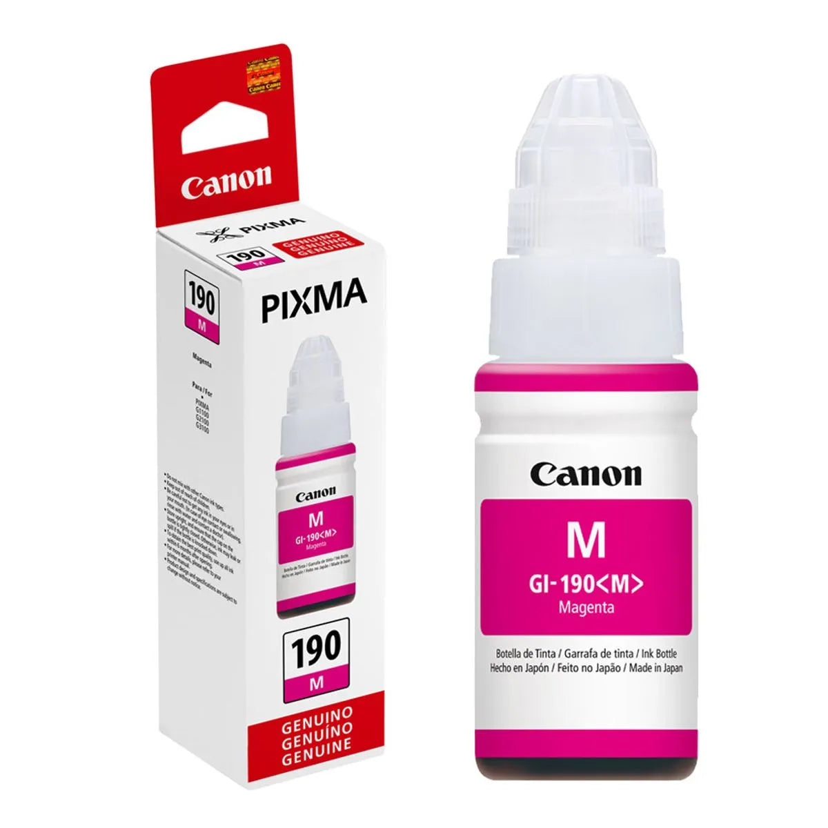 TINTA CANON GI-190 MAGENTA BOTELLA