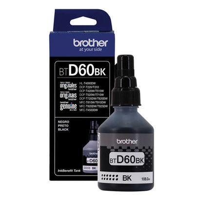 TINTA BROTHER BTD-60BK NEGRO PARA DCP-T310
