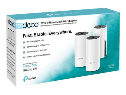 TP-Link Deco M4 AC1200 Sistema Wi-Fi Mesh Dual Band Gigabit 3-Pack