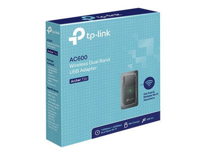Adaptador Wi-Fi TP-Link Archer T2U AC600 Dual Band USB 2.0 Wi-Fi 5 600 Mbps