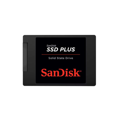 UNIDAD DE ESTADO SÓLIDO SANDISK SSD PLUS, 2TB, SATA 6GB/S, 2.5", 535 MB/S, 450 MB/S