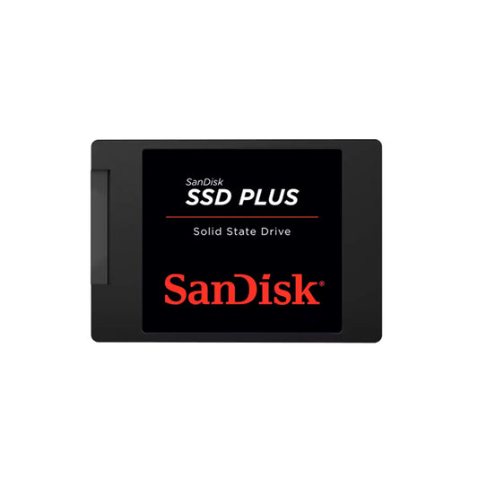 UNIDAD DE ESTADO SÓLIDO SANDISK SSD PLUS, 2TB, SATA 6GB/S, 2.5", 535 MB/S, 450 MB/S