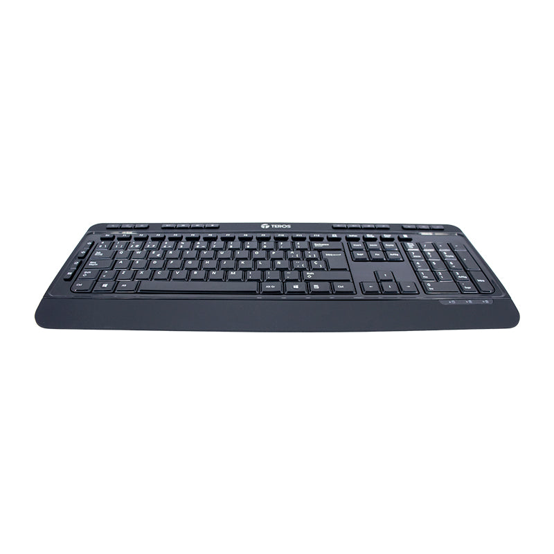 TECLADO INALÁMBRICO TEROS TE-4074CS 2.4GHZ USB COLOR NEGRO