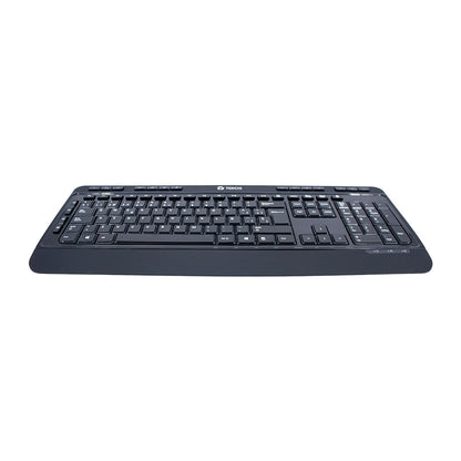 TECLADO INALÁMBRICO TEROS TE-4074CS 2.4GHZ USB COLOR NEGRO