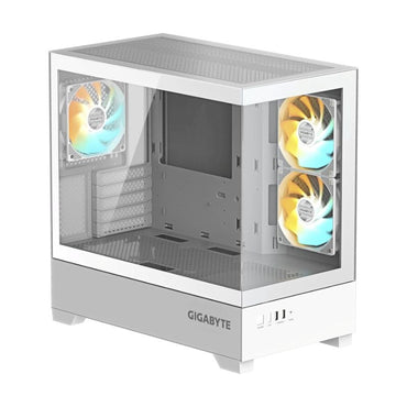 Case Gigabyte C201 Panoramic Ice Blanco ATX Vidrio Templado ARGB