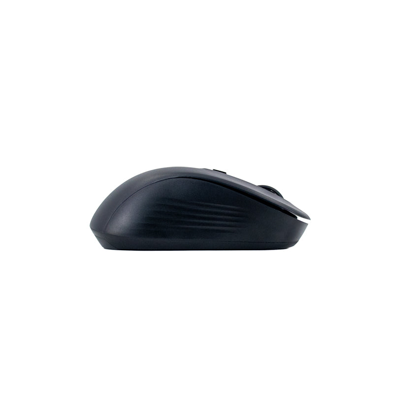 MOUSE INALÁMBRICO TEROS TE-1231S, 2.4GHZ, BT 5.0, 4 BOTONES, USB, NEGRO