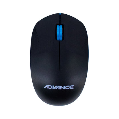MOUSE INALÁMBRICO ADVANCE ADV-1238S USB COLOR AZUL