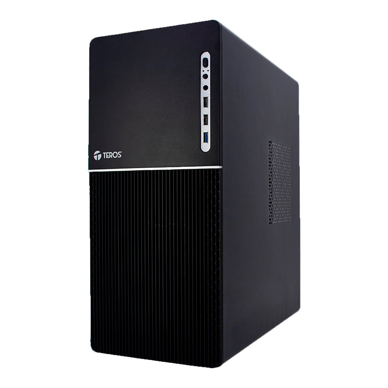 CASE TEROS TE-1037S ATX CON FUENTE 250W USB 3.0 NEGRO