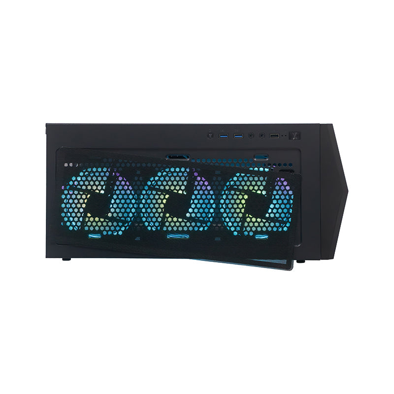 CASE GAMER TEROS TE-1175N MID TOWER NEGRO DISEÑO GAMING