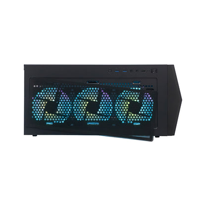 CASE GAMER TEROS TE-1175N MID TOWER NEGRO DISEÑO GAMING