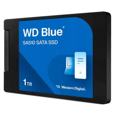 UNIDAD EN ESTADO SOLIDO WESTERN DIGITAL BLUE SA510, 1TB, SATA 6GB/S, 2.5", 7MM.