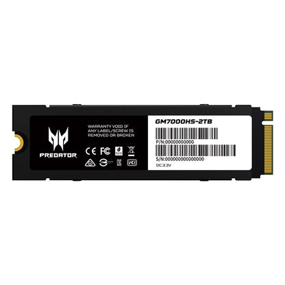 UNIDAD DE ESTADO SÓLIDO PREDATOR GM7000 HS, NVME M.2 PCI-E GEN4X4, 2TB