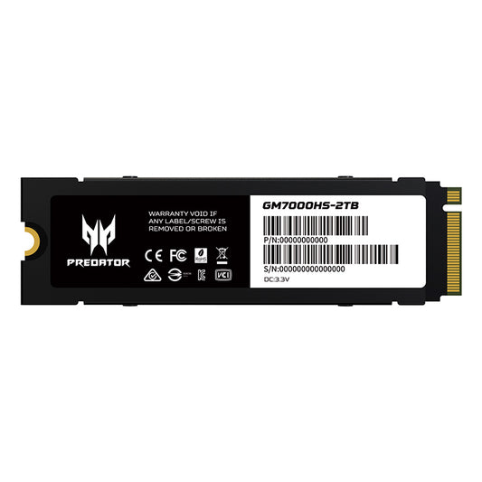 SSD Predator GM7000 HS 2TB M.2 2280 PCIe Gen4 NVMe 7400MB/s