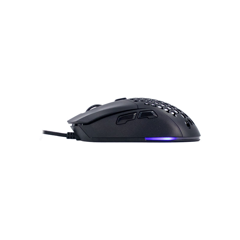 MOUSE GAMER TEROS TE-1232G RGB 7200DPI 7 BOTONES