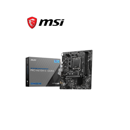 Motherboard MSI PRO H610M-S DDR4 Intel H610 LGA1700 Micro-ATX PCIe 4.0