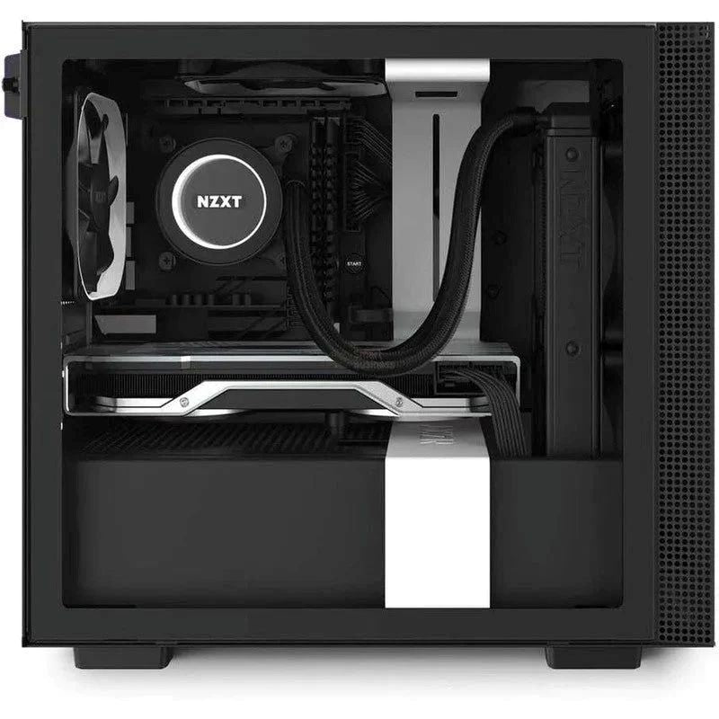 Case NZXT H210 Mini ITX Blanco Negro Compacto Gaming CA-H210B-W1
