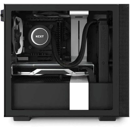 Case NZXT H210 Mini ITX Blanco Negro Compacto Gaming CA-H210B-W1